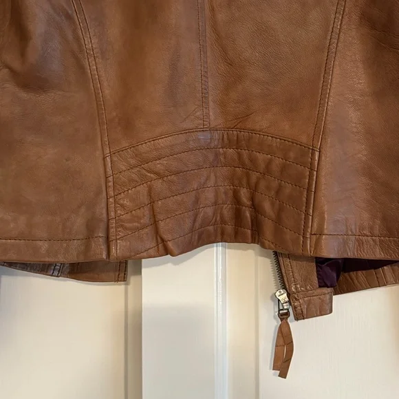 Andrew Marc-Marc New York Leather Jacket NWOT - Picture 9 of 9